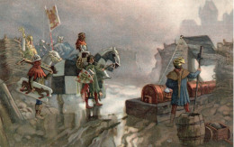 DIE FAULE GRETE VOR FRIESACK APRIL 1414 -  MARKGRAF FRIEDRICH I. BESIEGT DIE QUITZOWS - CARTOLINA FP NON UTILIZZATA - Otras Guerras