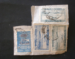 SYRIA SYRIE SYRIA 1945 TIMBRE FISCAUX SURCHANGES D UNE SURTAXE OBLIGATOIRE POUR L ARMEE SYRIENNE 5p BLEU - Syrië