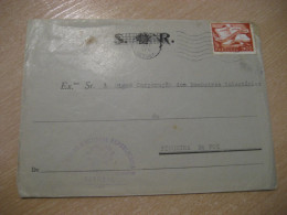 SETUBAL 1957 To Figueira Da Foz Firemen Fireman Cancel Guarda Nacional Republicana Cover PORTUGAL - Storia Postale