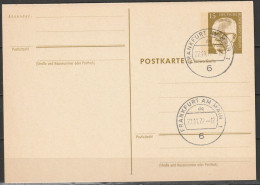 Berlin Ganzsache 1971/72 Mi.-Nr. P 87 Tagesstempel FRANKFURT 27.11.72  ( PK 302 ) - Postkarten - Gebraucht