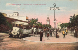 MAROC  #SAN47579 CASABLANCA PLACE DE FRANCE LA STATION DES AUTOBUS MERCEDES - Casablanca