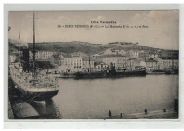 66 PORT VENDRES #16510 LE PAQUEBOT MUSTAPHA II ET LE PORT - Port Vendres
