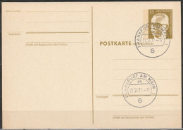 Berlin Ganzsache 1971/72 Mi.-Nr. P 87 Tagesstempel FRANKFURT 27.11.72  ( PK 328 ) - Postkaarten - Gebruikt
