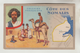 CARTON FORMAT CPSM PUBLICITE LION NOIR - COLONIES FRANCAISES : Djibouti Ex. Côte Française Des Somalis - Djibouti