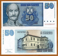 Yugoslavia-50 Dinara 1996 UNC - Yugoslavia