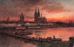 PEINTURES & TABLEAUX - Koln - Im Rhein - Carte Postale Ancienne - Malerei & Gemälde