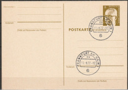 Berlin Ganzsache 1971/72 Mi.-Nr. P 86 Tagesstempel FRANKFURT 11.8.72  ( PK 329 ) - Postkaarten - Gebruikt