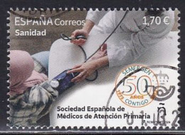 2024-ED. 5725-Sanidad. 50 Aniversario De La Sociedad Española De Médicos De Atención Primaria- USADO - Oblitérés