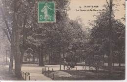 Nanterre Le Square De La Gaare   Carte Postale Animee 1910 - Nanterre