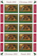 VATICANO 2002 NATALE MINIFOGLIO ** MNH - Blocchi E Foglietti