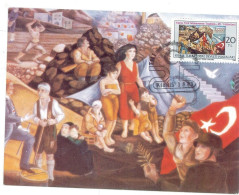 Turkish Cyprus Zypern Chypre Cipro " 1983 TMT Türk Mukavemet Teşkilatı " Maximum Card - Autres & Non Classés