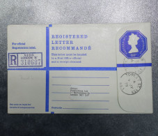 GB Registered Letter 69p 1979   ~~L@@K~~ - Luftpost & Aerogramme