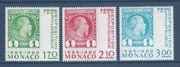 Monaco - YT N° 1456 à 1458 ** - Neuf Sans Charnière - 1985 - Neufs