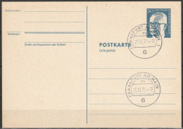 Berlin Ganzsache 1971/72 Mi.-Nr. P 85 Tagesstempel FRANKFURT 25.11.72  ( PK 331 ) - Postkarten - Gebraucht