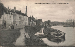 FRANCE - Bray Sur Seine - Le Quai De La Gare - Carte Postale Ancienne - Bray Sur Seine