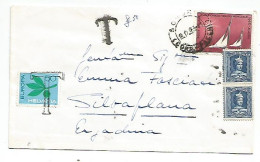 Suisse Europa CEPT 1965 C.50 Used As P.Due Taxing CV Italy 18dec65 To Silvaplana With #2 Marche Da Bollo & Underfranked - 1961-70: Poststempel