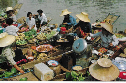 Asie > Thaïlande Marché Flotant 01 Bangpa In Ayudthya - Thailand