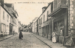 St Chéron * Grande Rue N°3 * La Boucherie J. VINCENT * Boucher Commerce Magasin Métier * Villageois - Saint Cheron
