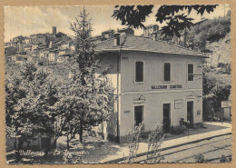 VALLERANO LA STAZIONE VG. 1958 VITERBO TRENI FERROVIE N°H512 - Viterbo