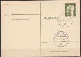 Berlin Ganzsache 1971/72 Mi.-Nr. P 83 Tagesstempel FRANKFURT 25.11.72  ( PK 333 ) - Postkarten - Gebraucht