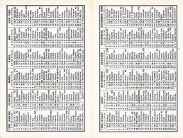 VIEUX PAPIERS CALENDRIER PETIT FORMAT 1981 MAISON DE LA PRESSE B MISEREY VERNON - Formato Piccolo : 1981-90