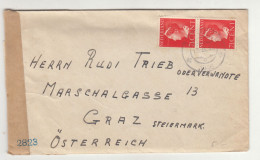 Netherlands Letter Cover Posted 1946 To Graz - Censored B240401 - Cartas & Documentos