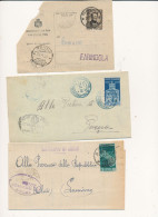 1948/60 REPUBBLICA LOTTO DI 86 BUSTE CON SINGOLI ISOLATI COMMEMORATIVI - 1946-60: Storia Postale