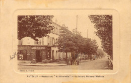 PUTEAUX (Hauts-de-Seine) - Restaurant Au Nivernais - Boulevard Richard Wallace - Ecrit (2 Scans) - Puteaux