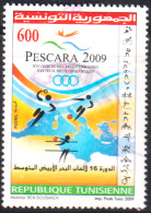 2009- Tunisie - Y&T 1643 - XVI Jeux Mediterraneens, Pescara 2009 - Obli - Tunisia (1956-...)