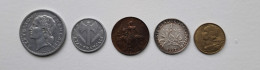 Kleines Lot Von 5 Münzen Aus Frankreich - Otros & Sin Clasificación