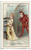 IMAGE CHROMO CHOCOLAT Duroyon & Ramette à Cambrai * N° 3 FAUST Enfants Garçon En Méphistophélès Petite Fille - Duroyon & Ramette