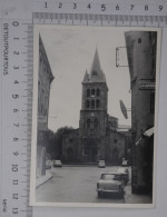 Photo Photographie Vers 1970 BOURG ARGENTAL 4220 Loire église / Commerces Tabac Bar Boucherie - Voorwerpen