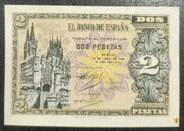 ESPAÑA. EDIFIL 429.  2 PTAS 30 DE ABRIL DE 1938 SERIE A, CONSERVACIÓN EBC+ - 1-2 Pesetas