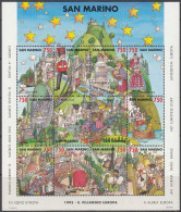 SAN MARINO  Block 17, Postfrisch **, Das Dorf Europa, 1993 - Blocchi & Foglietti