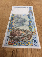 COTE D’IVOIRE 5000 Francs UNC - Elfenbeinküste (Côte D'Ivoire)