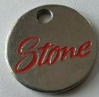 Jeton De Caddie - Stone - En Métal -(1) - - Trolley Token/Shopping Trolley Chip