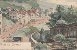 7547 WILDBAD, Olga-Strasse, Künstler-Karte, Ca. 1900 - Calw