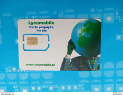 Carte SIM Lycamobile. - Tunesië