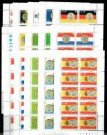 VATICANO 2004 L'EURO UNISCE L'EUROPA 15 MINIFOGLI ** MNH - Blocks & Kleinbögen