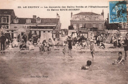 FRANCE - Le Crotoy - La Descente Des Bains Froids Et L'établissement De Bains Roux-Noiret - Carte Postale Ancienne - Le Crotoy