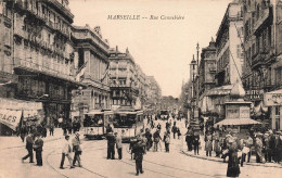 FRANCE - Marseille - Rue Cannebière - Carte Postale Ancienne - Unclassified