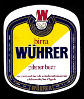 ITALIA ITALY - 1984 Etichetta Birra Beer Bière WUHRER Pilsner - Bier