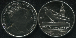 British Virgin Islands. 1 Dollar. 2012 (Coin KM#NL. Unc) Olympiad. Gymnastics - Britse Maagdeneilanden