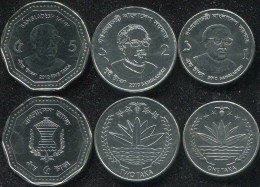 Bangladesh Coins Set #5. 2010-2012 (3 Coins. AUnc-Unc) - Bangladesch