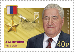 Russia 2020. Hero Of Russia A. M. Kozlov (1934-2015) (MNH OG) Stamp - Nuevos