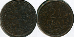 Netherlands. 2 1/2 Cent. 1916 (Coin KM#150. AUnc) - 2.5 Centavos