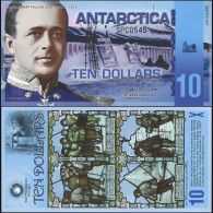 Antarctica 10 Dollars. 14.12.2011 Polymer Unc. Banknote Cat# P.NL - Sonstige & Ohne Zuordnung