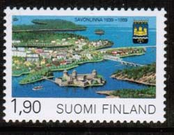1989 Finland,  Savonlinna 350 Years ** - Unused Stamps