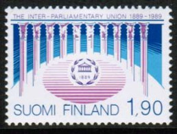 1989 Finland,  IPU 100 Years ** - Unused Stamps