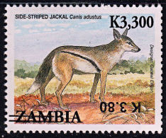 Zm1129a ZAMBIA 2014, K3.80 INVERTED On  K3,300 Animals  MNH (Issued 02-05-2014) - Zambia (1965-...)